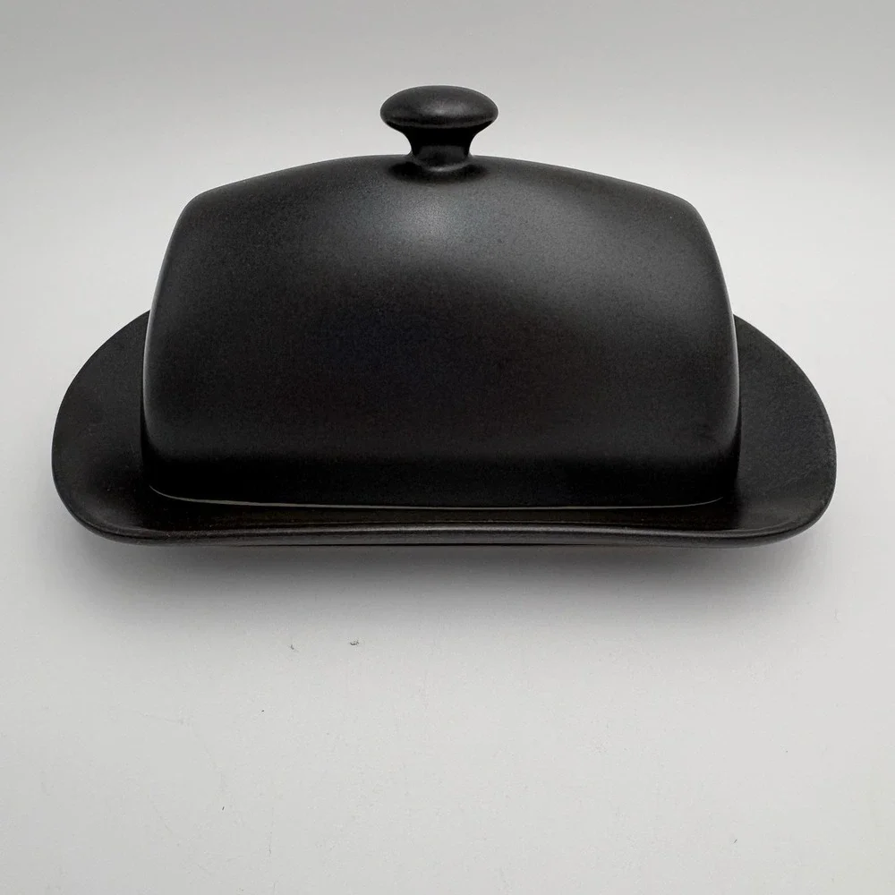 Lindt Stymeist Butter Dish Chocolate Brown Dinnerware Japan